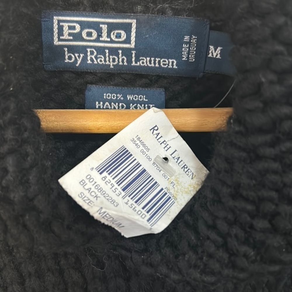 Polo Ralph Lauren Wool Hand Knit Sweater Snowflake Nordic - Size Medium - Picture 3 of 8